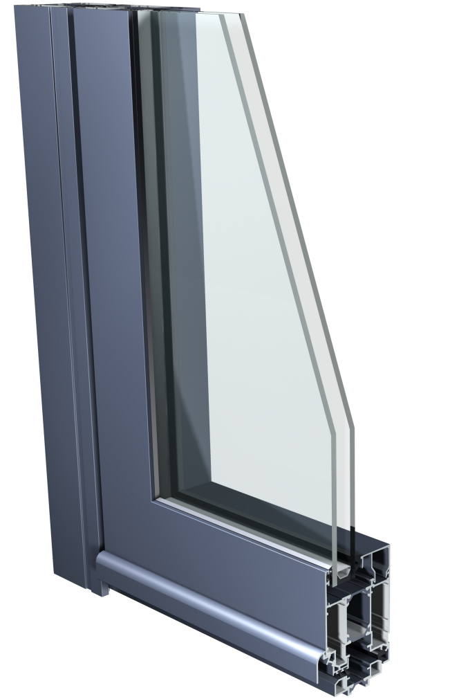 Exemplo de caixilharia de Alumínio